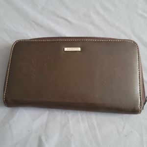 Rosetti brown wallet clutch